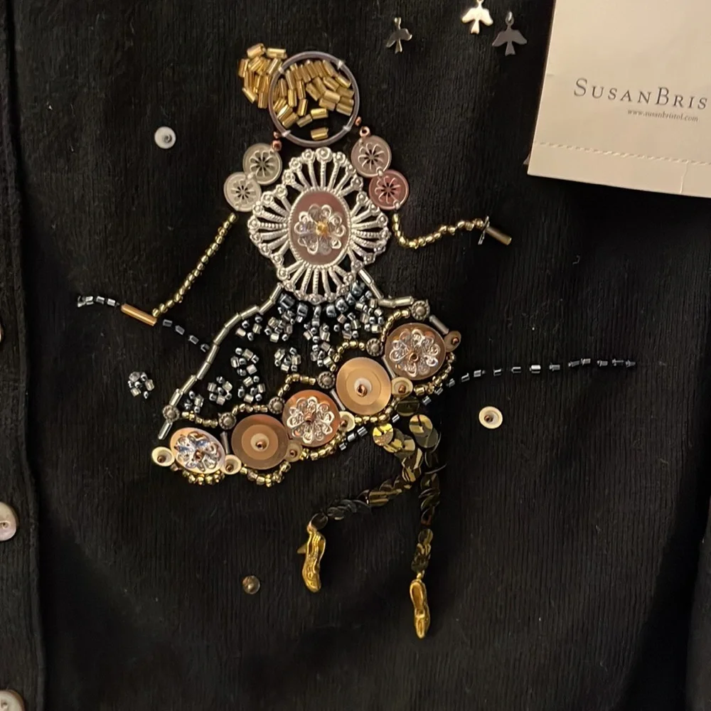 New! Susan Bristol Detailed Cardigan - Picture 7 of 11